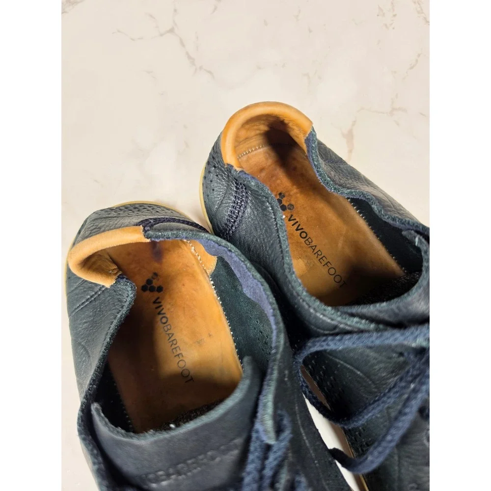 Vivobarefoot Primus Lux Indigo Leather Barefoot Shoes Minimalist Men's EU41/US8